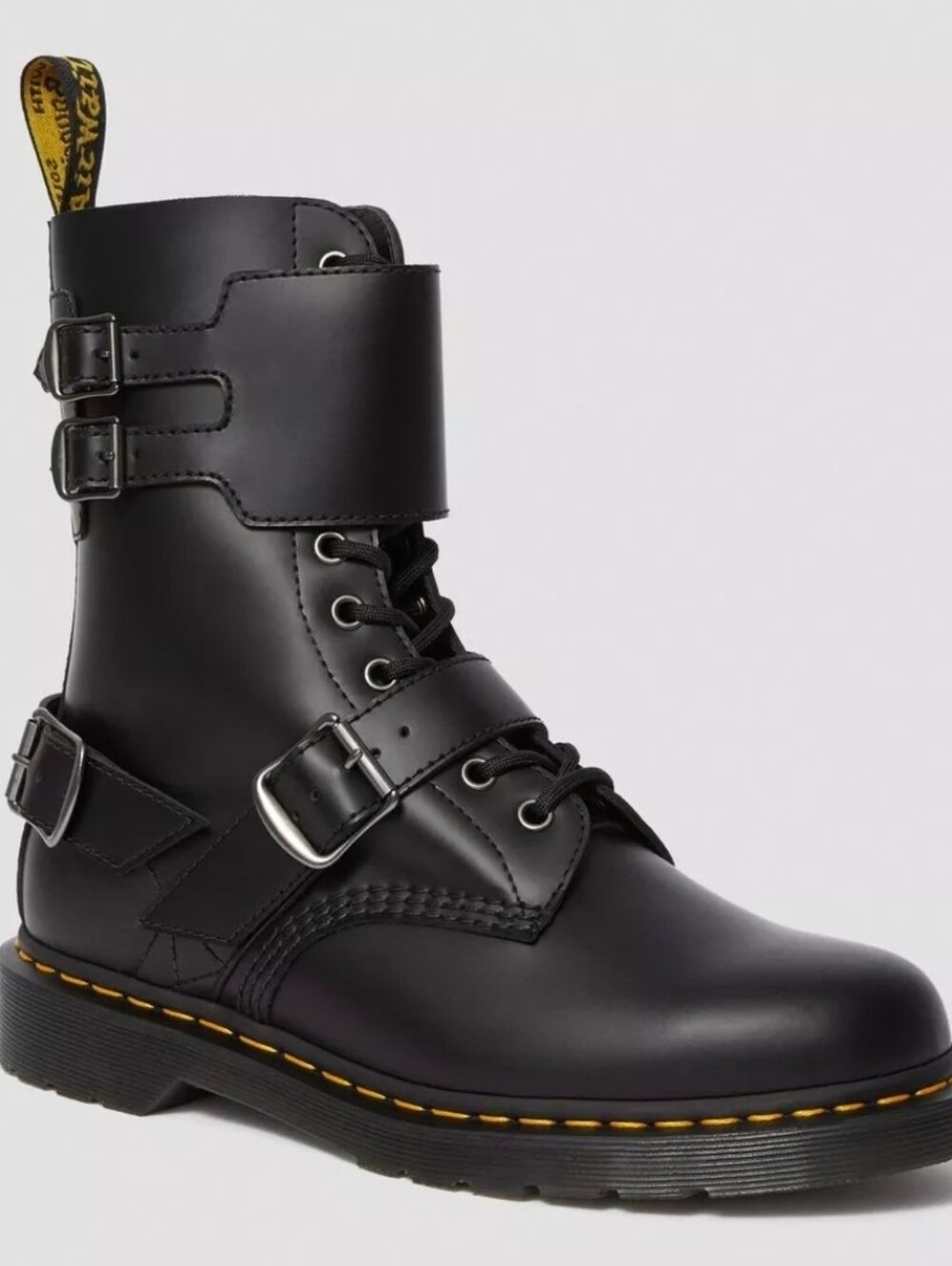 Dr. Martens 1490 Joska Smooth Black Boot, US 5 L, Black